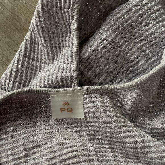 pq swim bianca ring silver purple cut out bikini cover up maxi dress small NEW - Picture 4 of 4